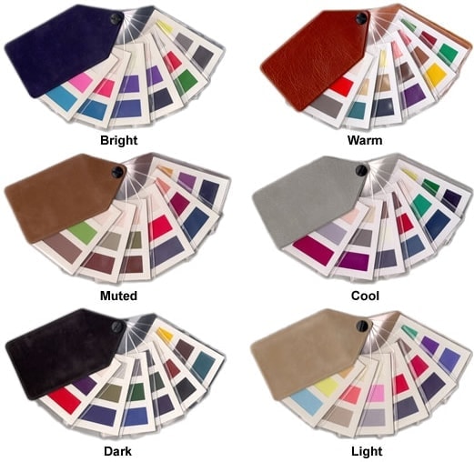 colour supplies - ladies safe tone fabric fans (18 shades)