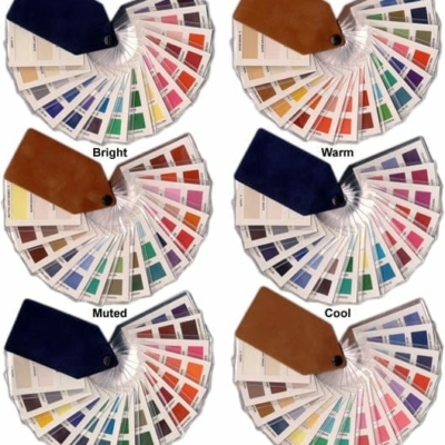 colour supplies - ladies tonal fabric fans (45 shades)