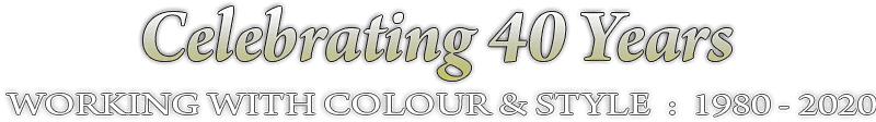celebrating 40 years working with colour and style